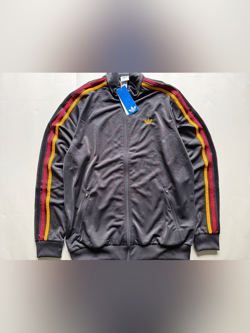 adidas [XL] KIDS Unisex Firebird Track Jacket Utility Black KC7049